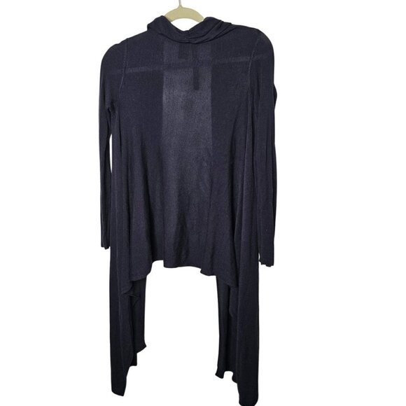 Renee C. Women's Navy Long sleeve Sweater Wrap, Size S-M - Picture 11 of 14